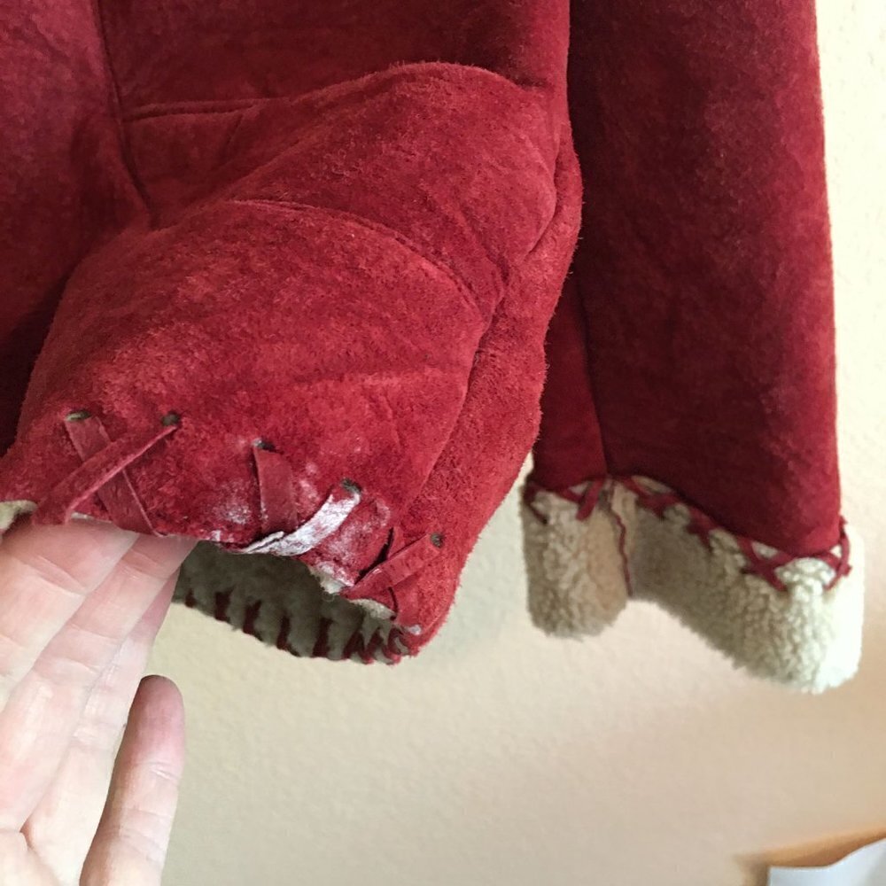 Torrid Suede Hoodie Jacket Size 2 18/20 - Picture 4 of 13